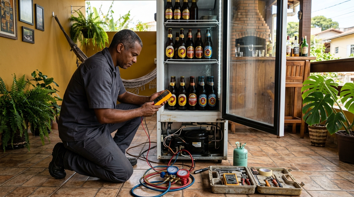 Conserto de placa eletrônica de cervejeira em Cabo Frio‑RJ